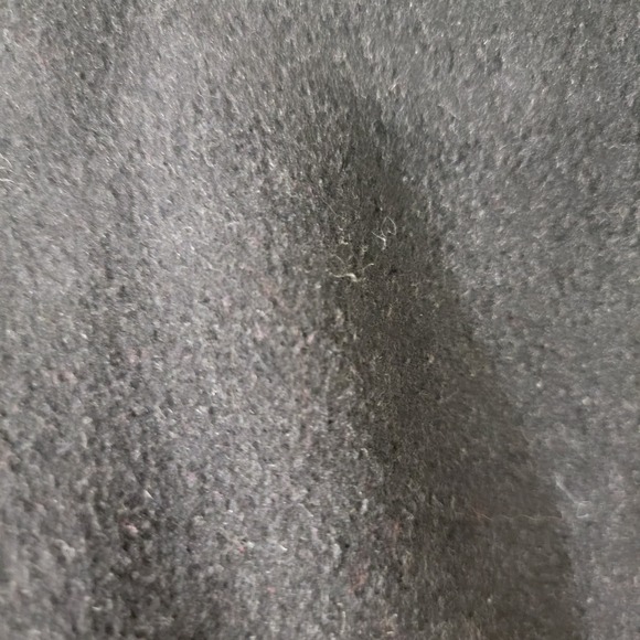 MARVIN RICHARDS Womens Black Wool Cashmere Blend Button Front Short Coat L - Picture 8 of 16